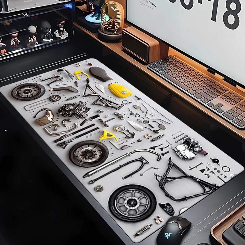 Gaming Office Accessories - Disassembly Diagram Rubber Mouse Pad Mouse