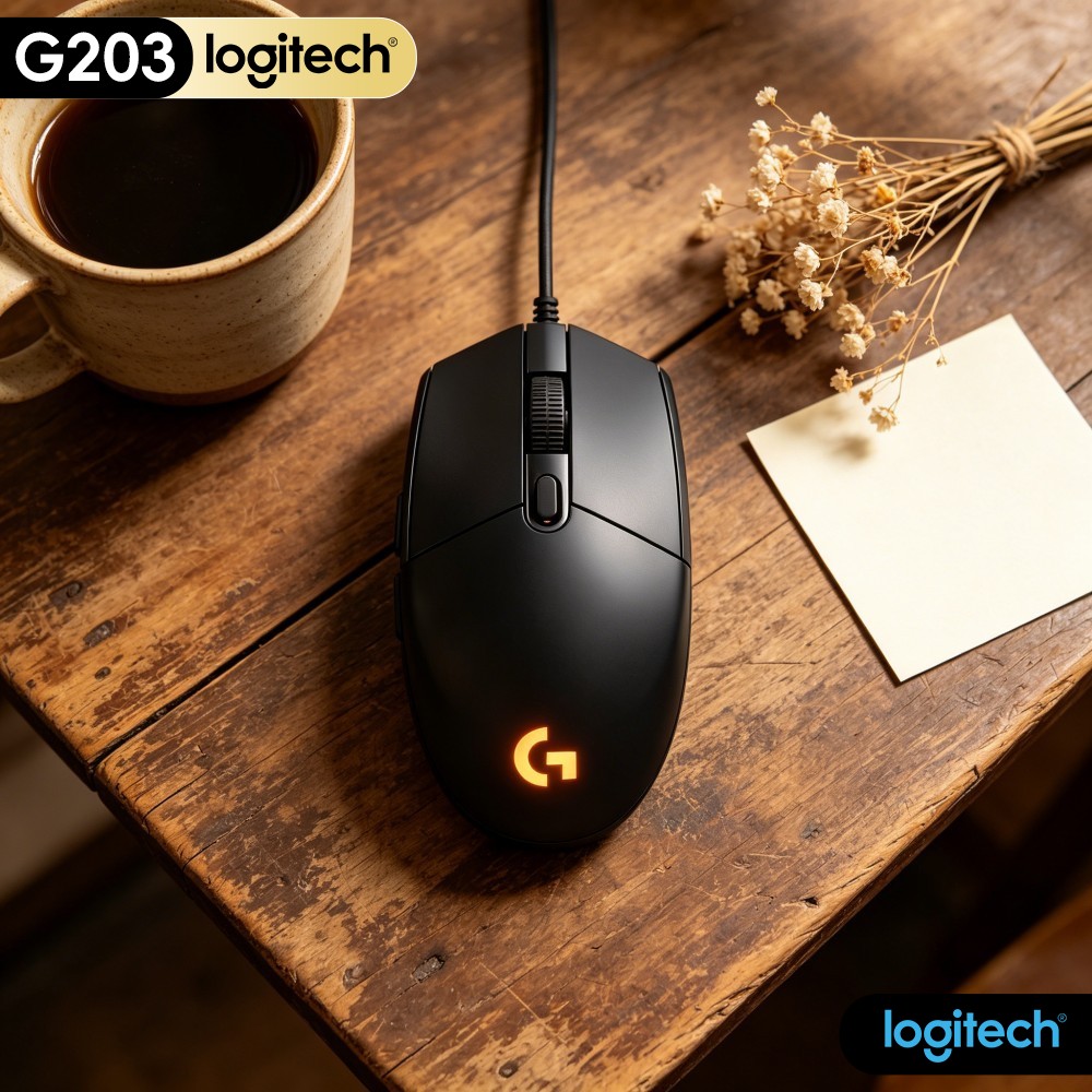 Logitech G203 Wired Gaming Mou - Logitech Mouse G203 recension och pris