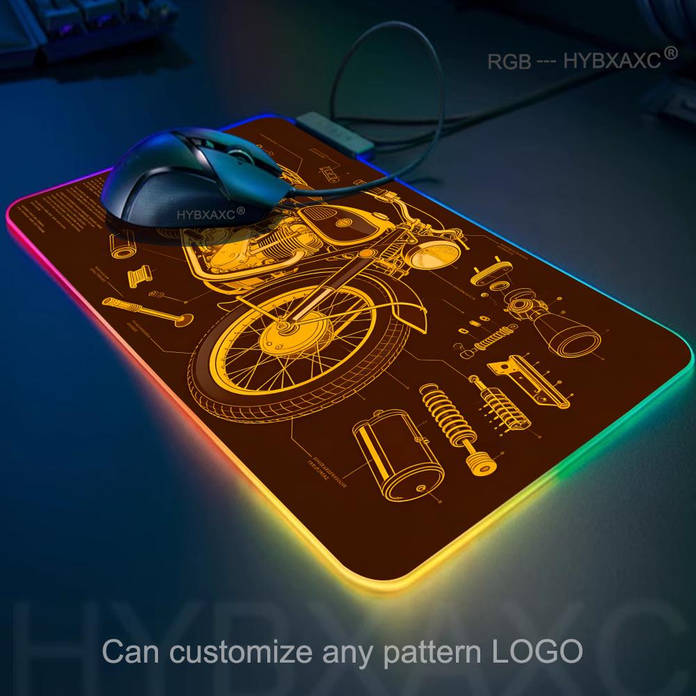 RGB Large Cool Mouse Pad Gamin - Gaming Accessories To Sell recension och pris