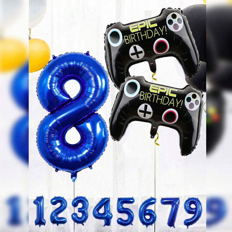 3pcs Video Game Party Supplies - Gaming Accessories Decor recension och pris