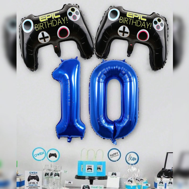 3pcs Video Game Party Supplies - Gaming Accessories Decor recension och pris