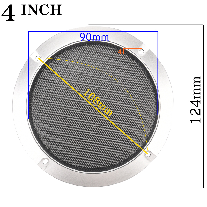 Silvery 2 3 4 5 6.5 8 10INCH S - Case Mesh Panel recension och pris