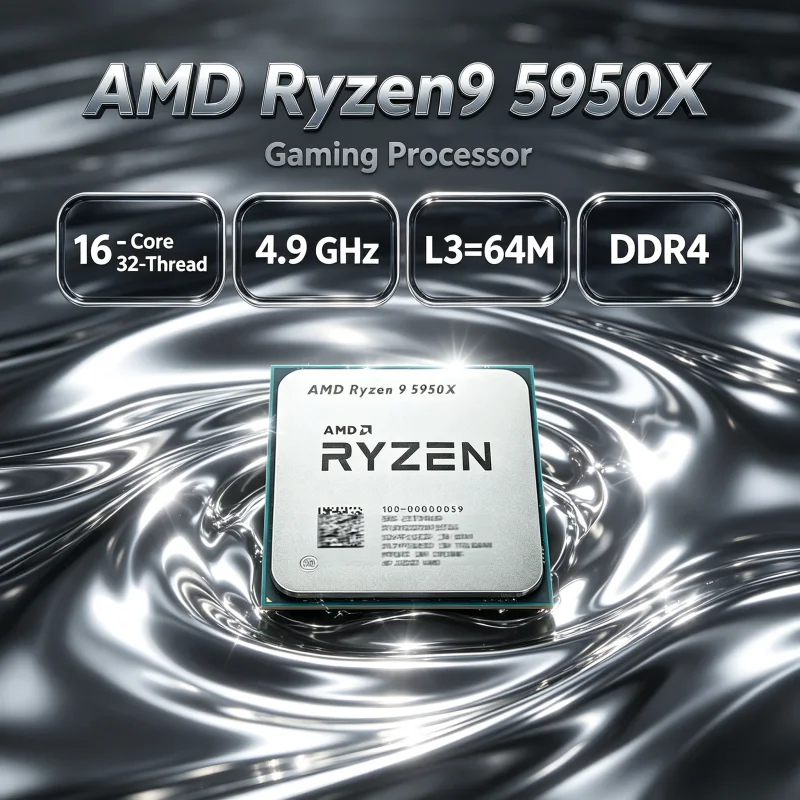 AMD Ryzen 9 5950X DDR4 3.4 GHz - Amd Cpu Ryzen 9 recension och pris