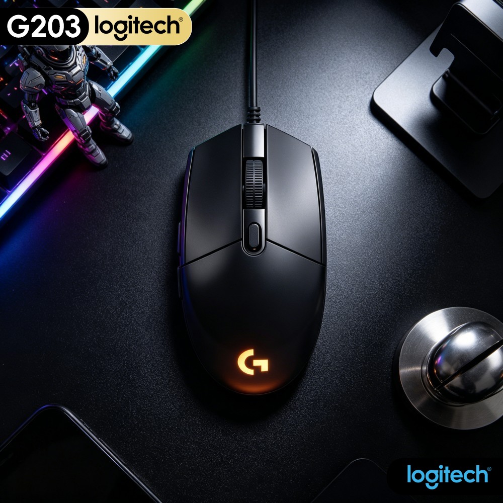 Logitech G203 Wired Gaming Mou - Logitech Mouse G203 recension och pris