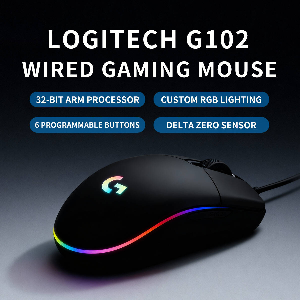 G102 Logitech G203 RGB Gaming  - Logitech Mouse G203 recension och pris