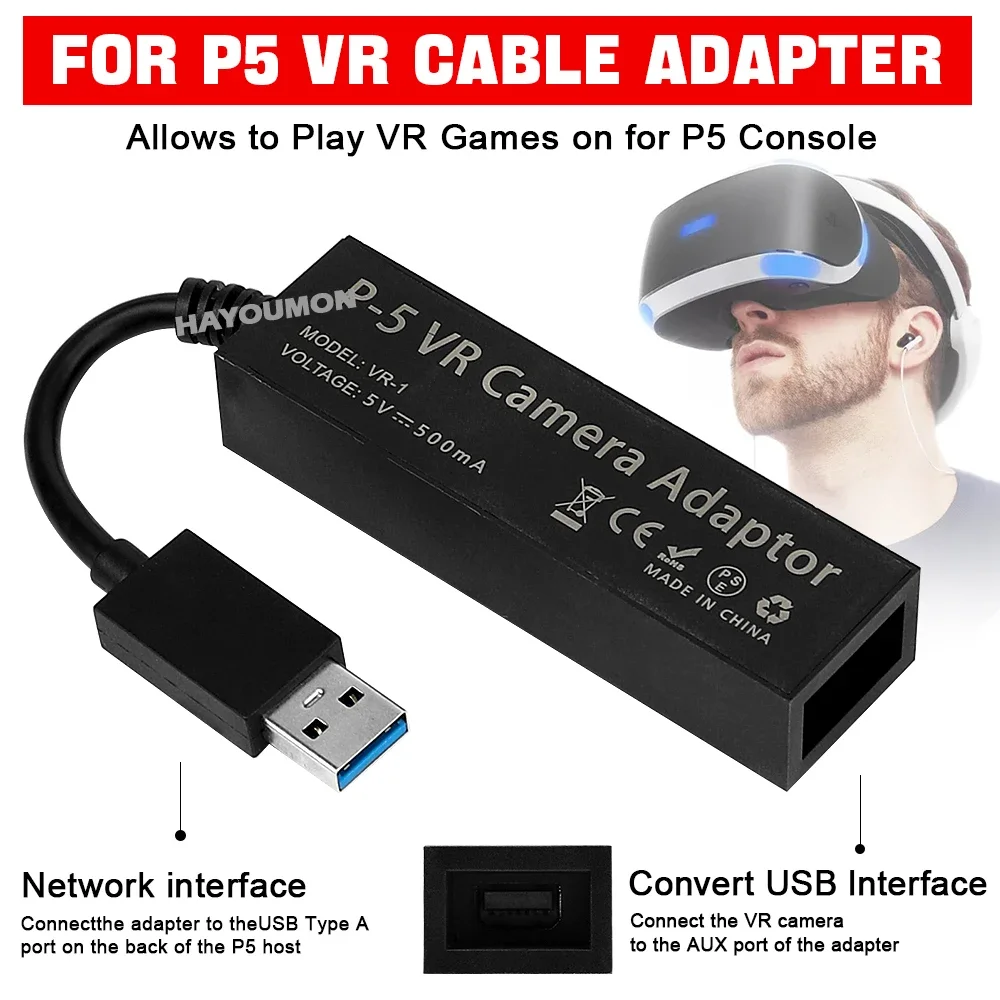 For PS5 VR Cable Adapter For P - Gaming Accessories Vr recension och pris