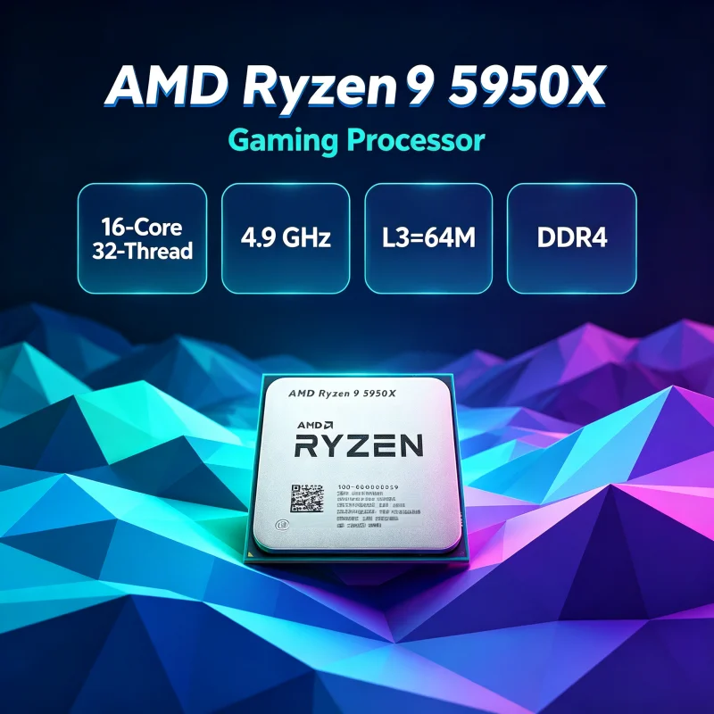 AMD Ryzen 9 5950X Gaming CPU b - Amd Cpu Ryzen 9 recension och pris