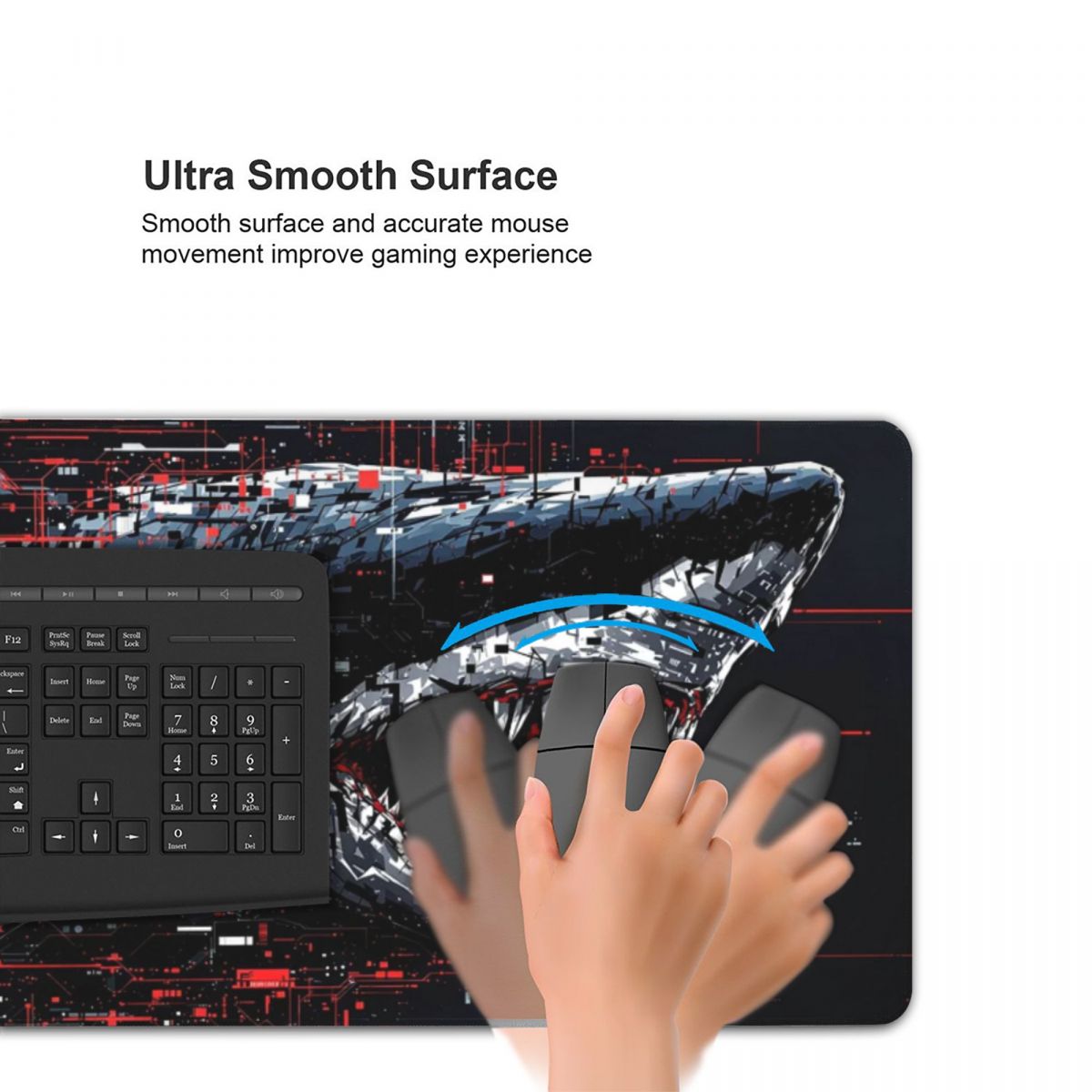 Ferocious Great White Shark La - Gaming Accessories White recension och pris