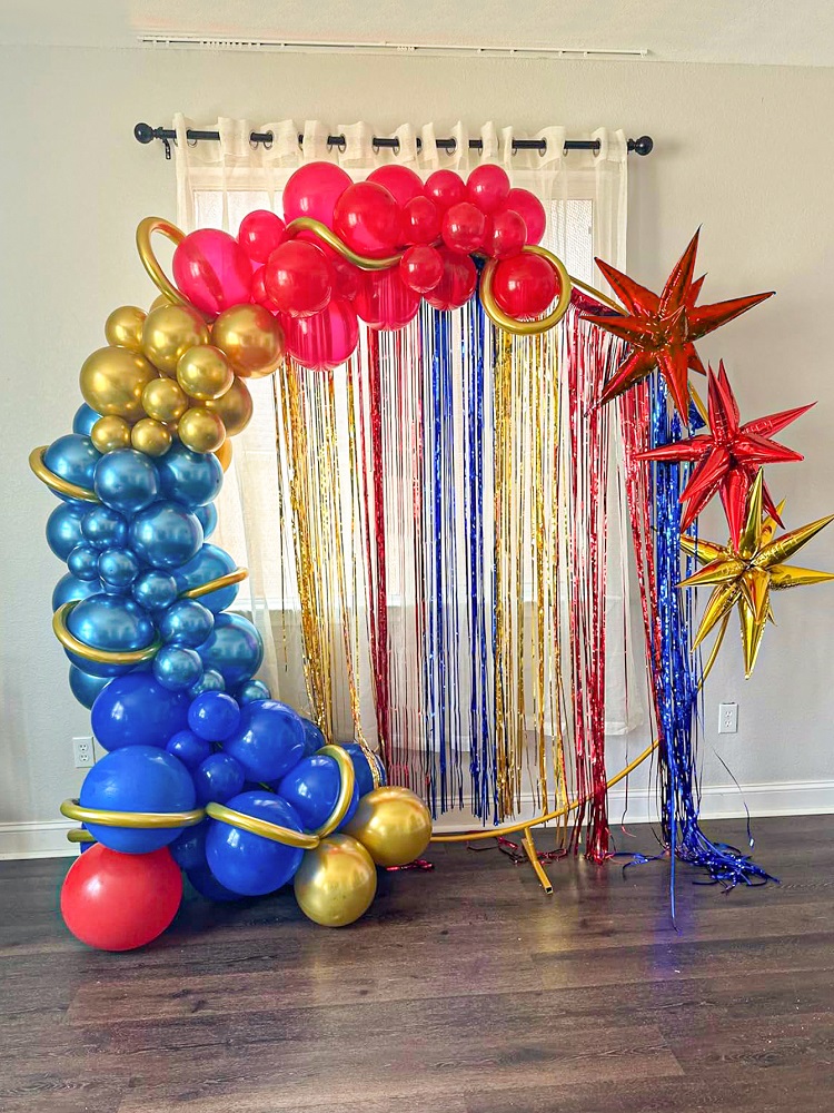 126pcs Kozee Red Blue Gold Bal - Gaming Accessories Decor recension och pris