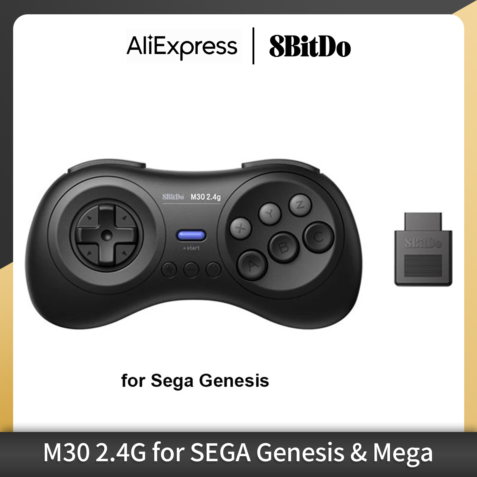 8BitDo M30 2.4G Wireless Gamep - Gaming Accessories Driving recension och pris