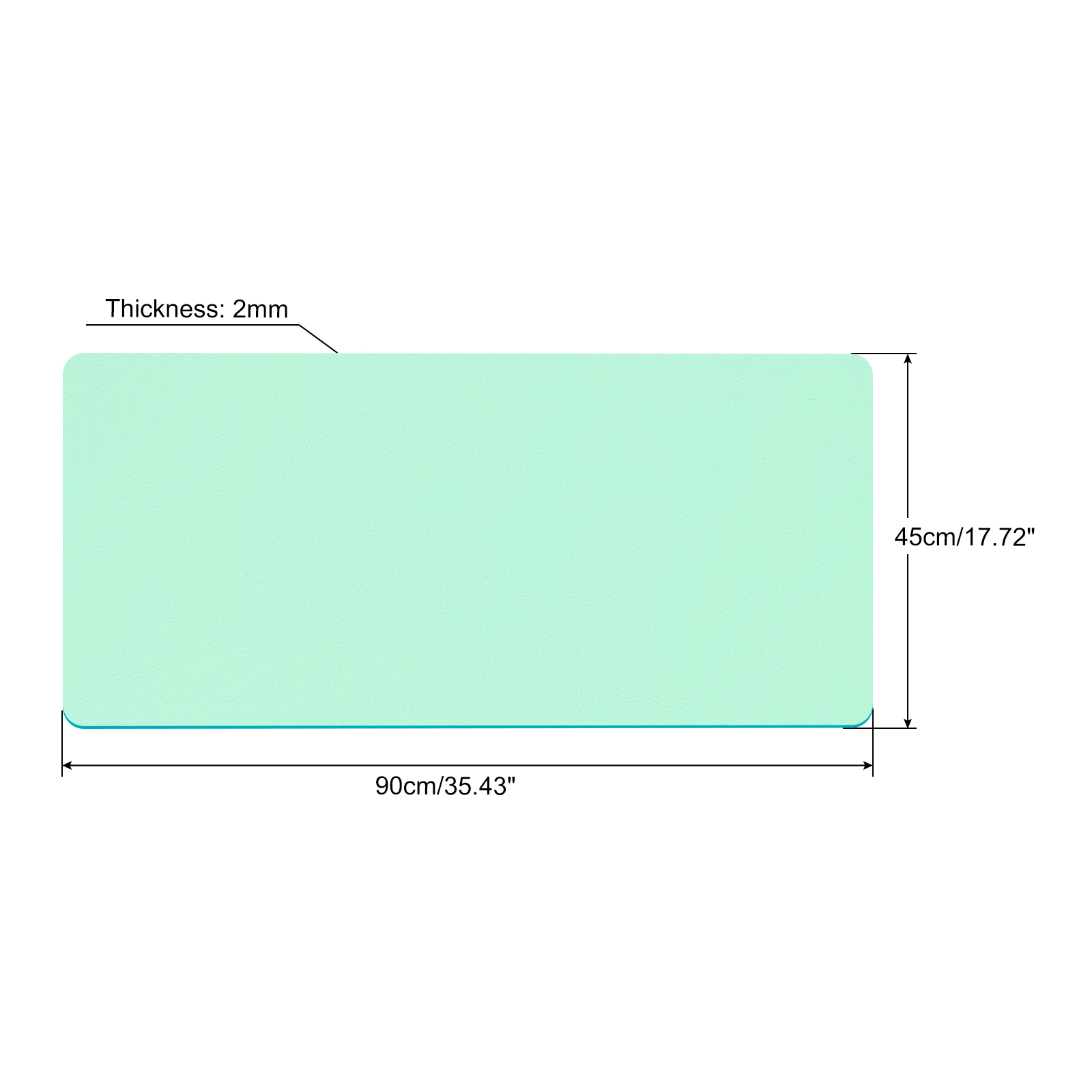 Office Desk Mat Protector PU L - Gaming Office Accessories recension och pris