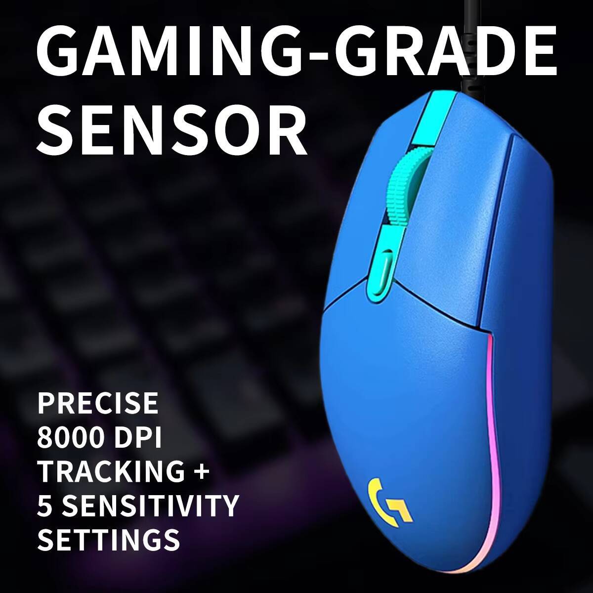 Logitech G203 Gaming Mouse LIG - Logitech Mouse G203 recension och pris