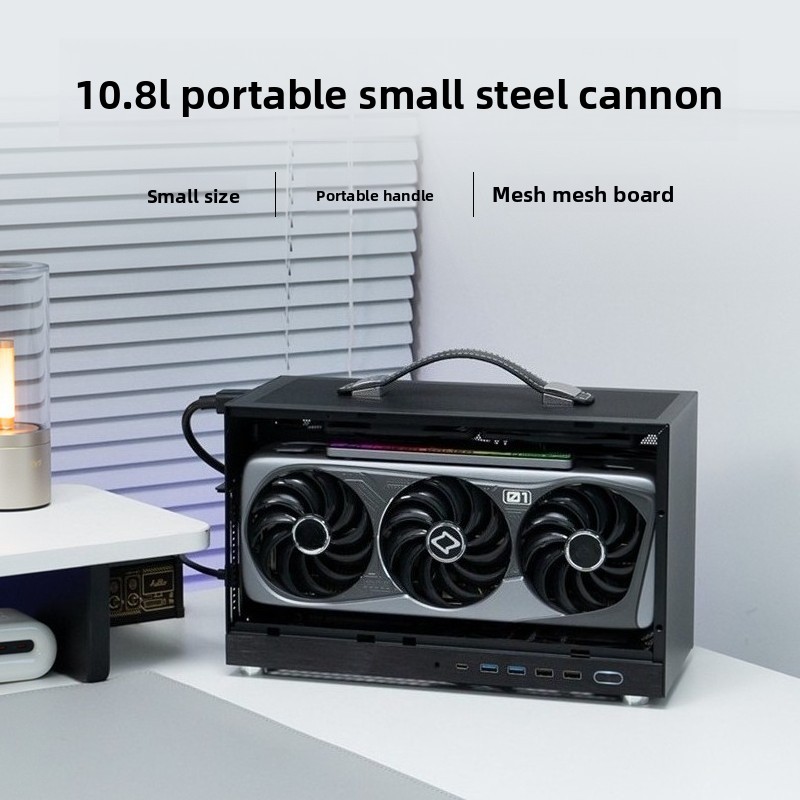 Portable S400PRO Mini ITX Case - Case Mesh Panel recension och pris