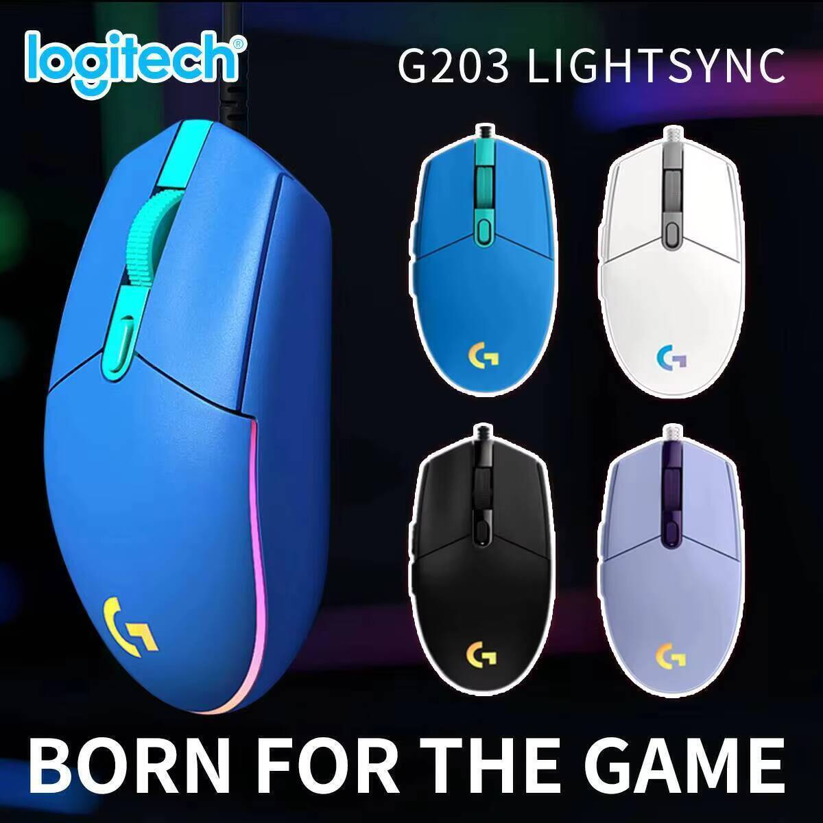 Logitech G203 Gaming Mouse 200 - Logitech Mouse G203 recension och pris
