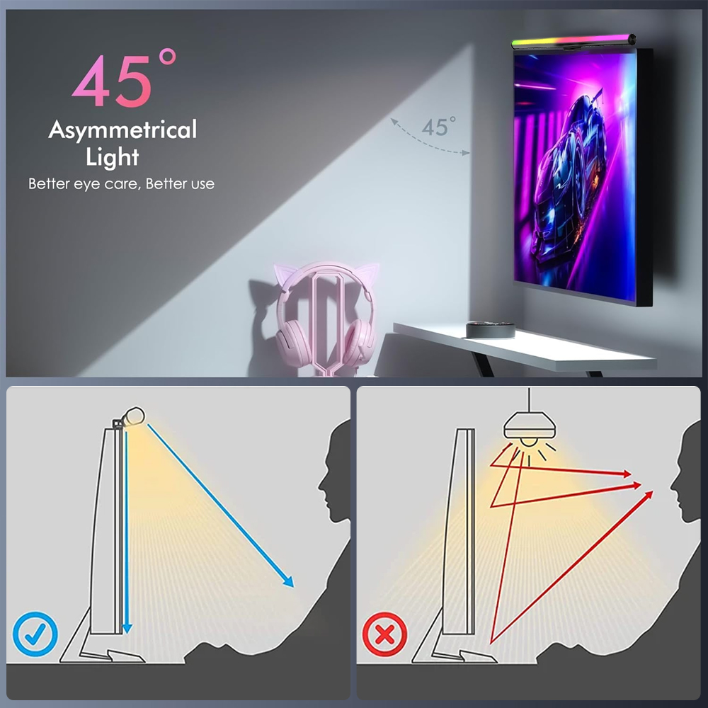 Wifi Lightbar Monitor Light Ba - Gaming Accessories Rgb recension och pris
