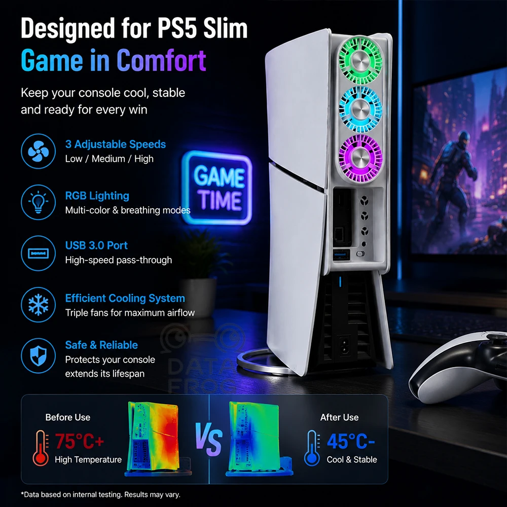 DATA FROG RGB Cooler Compatibl - Gaming Accessories Rgb recension och pris