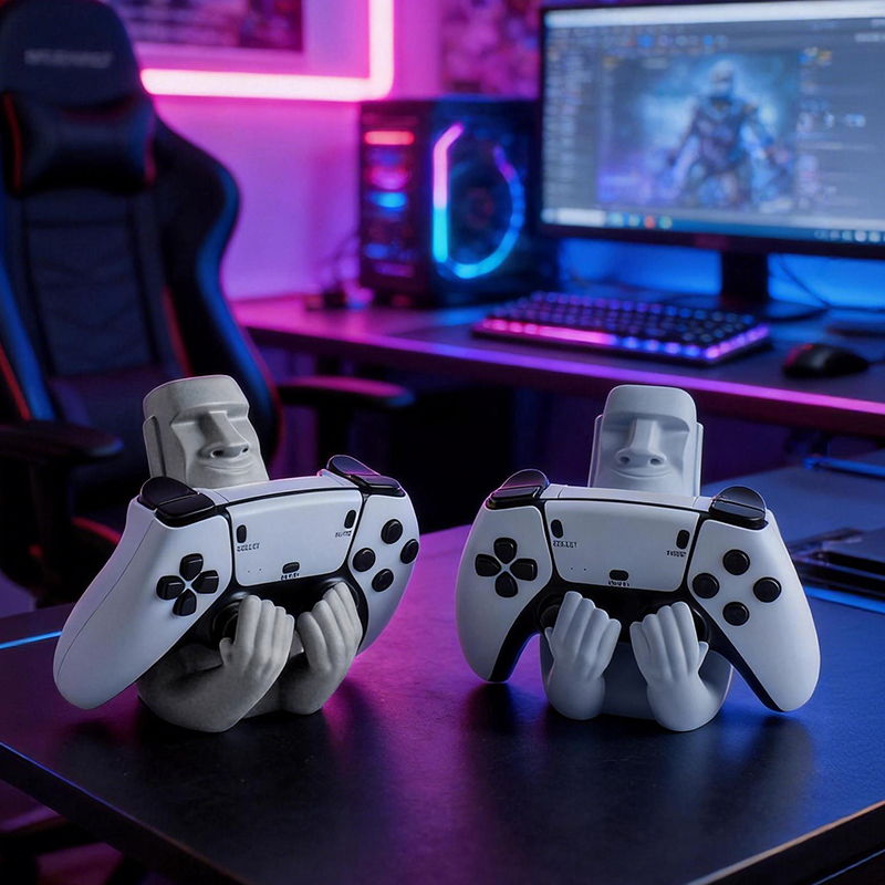 Funny Moai Stone Resin Gamepad - Gaming Accessories Rgb recension och pris