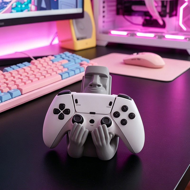 Funny Moai Stone Resin Gamepad - Gaming Accessories Rgb recension och pris