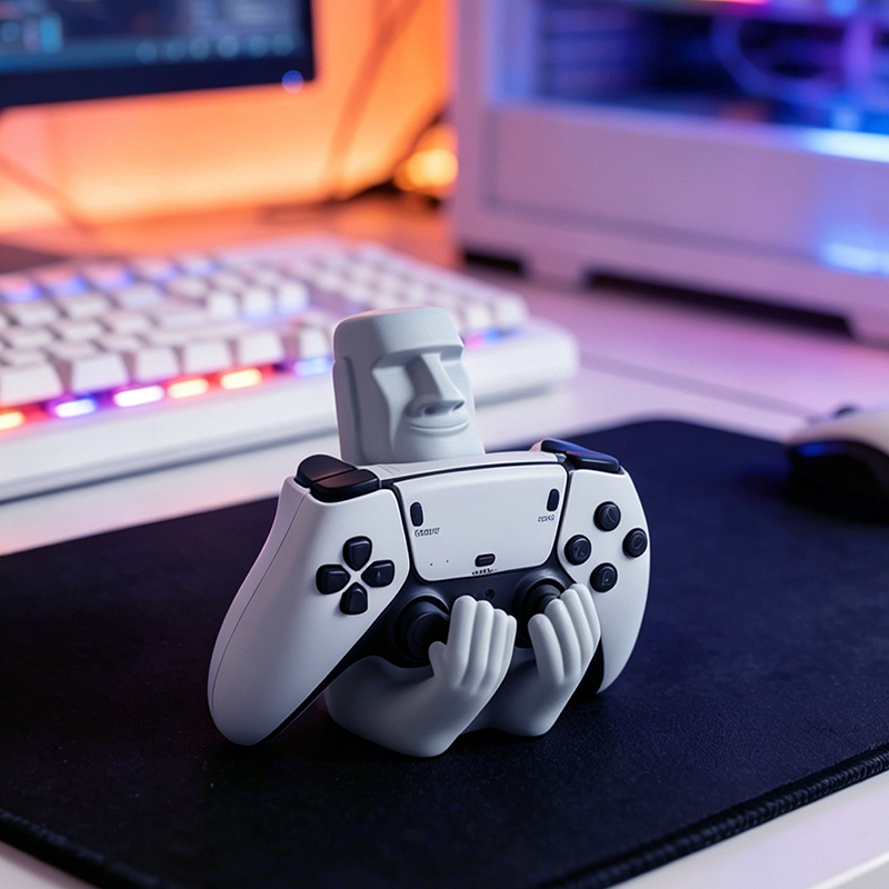 Funny Moai Stone Resin Gamepad - Gaming Accessories Rgb recension och pris