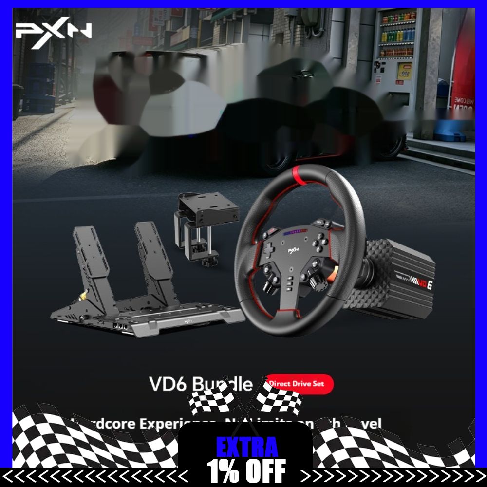 PXN VD6 Game Steering Wheel Se - Gaming Accessories Driving recension och pris