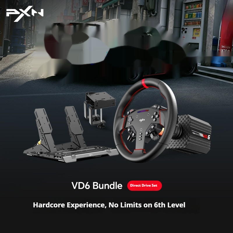 PXN VD6 Game Steering Wheel Se - Gaming Accessories Driving recension och pris