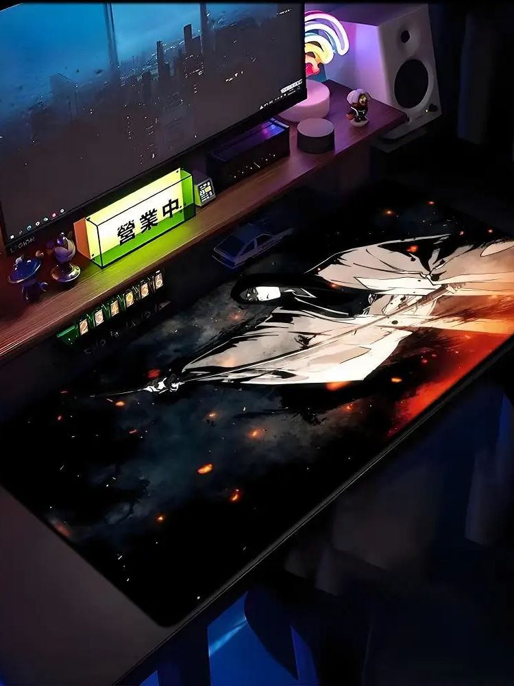Large Mouse Pad black white An - Gaming Accessories White recension och pris
