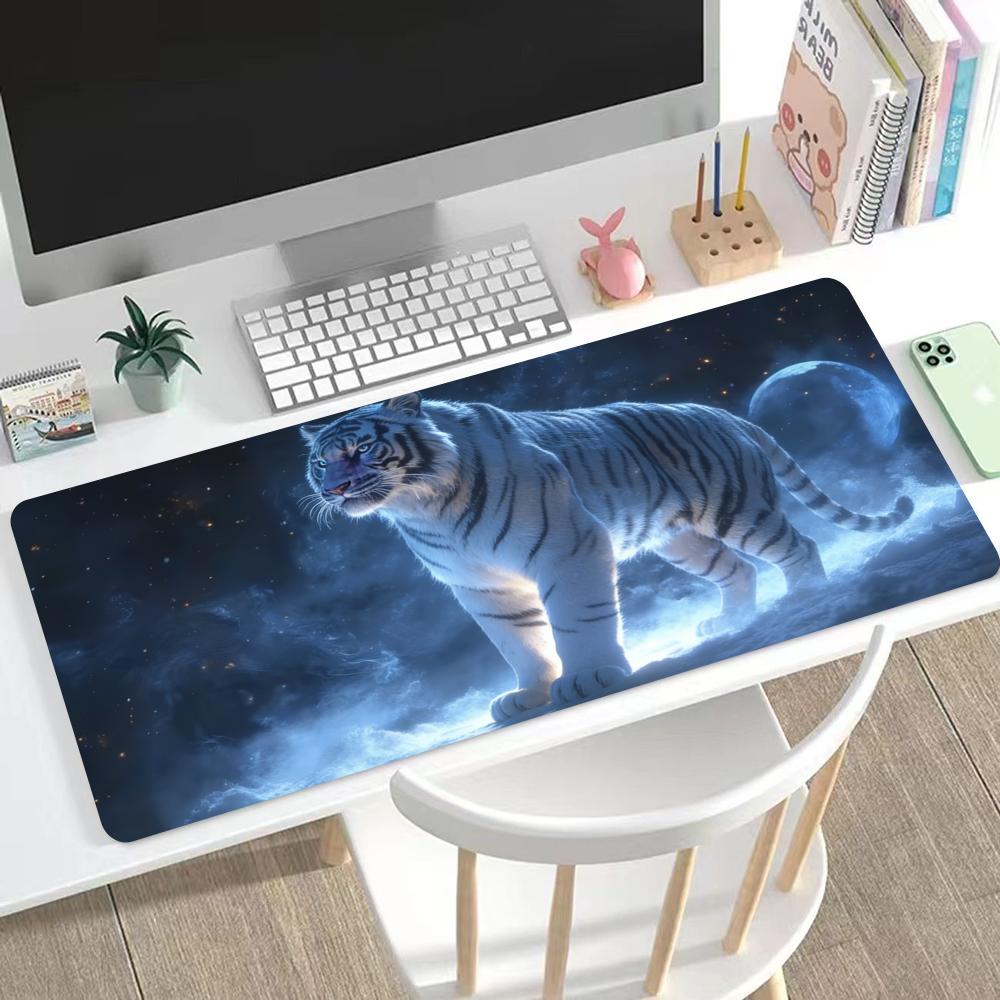 XXL White Tiger Large Gaming M - Gaming Accessories White recension och pris