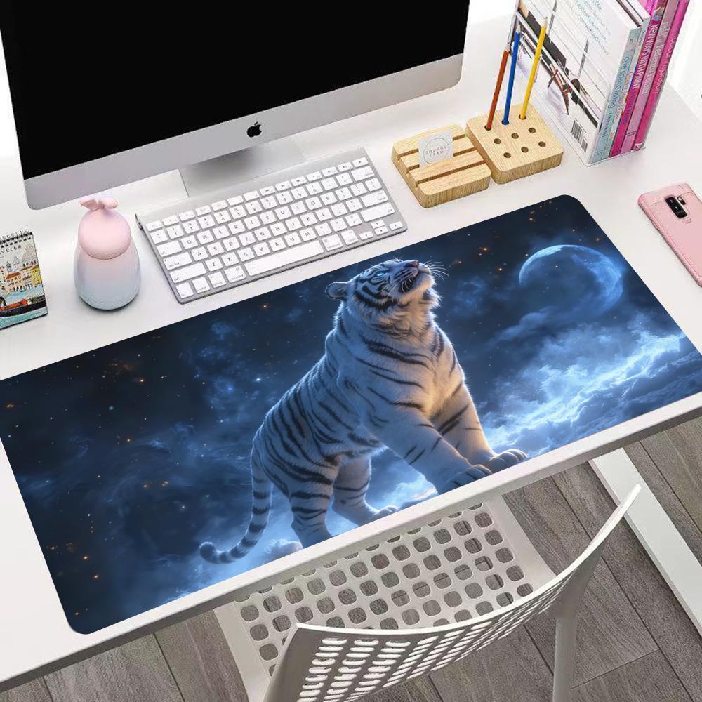 XXL White Tiger Large Gaming M - Gaming Accessories White recension och pris