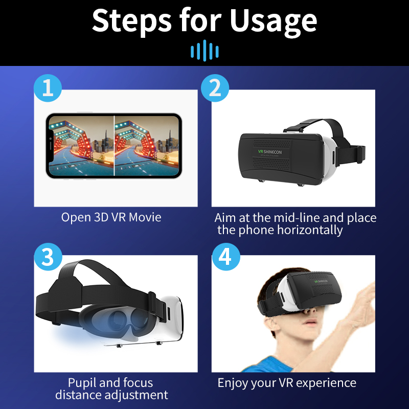 3D Virtual Reality VR Glasses  - Gaming Accessories 10 Year Old recension och pris