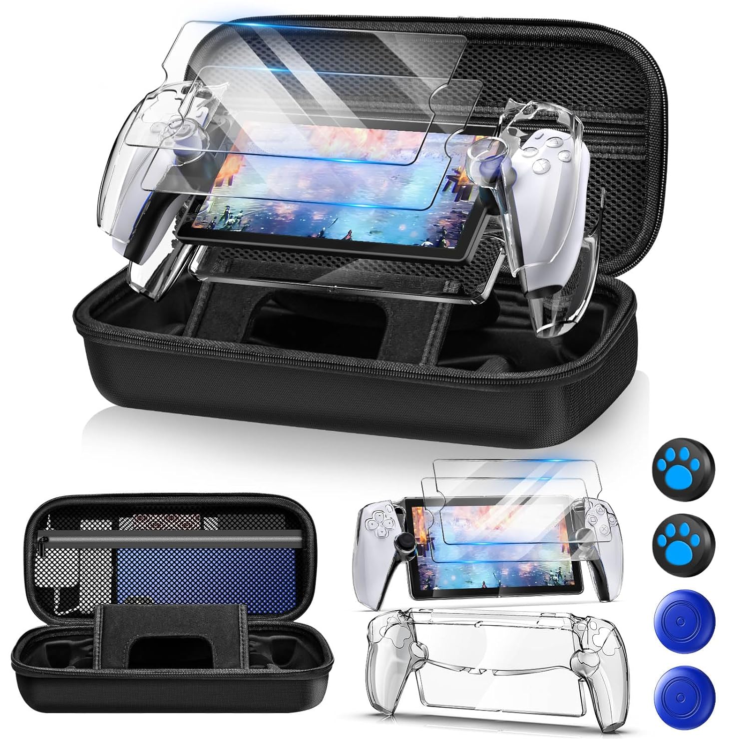 Hard Carrying Case for PS Port - Gaming Accessories Pack recension och pris