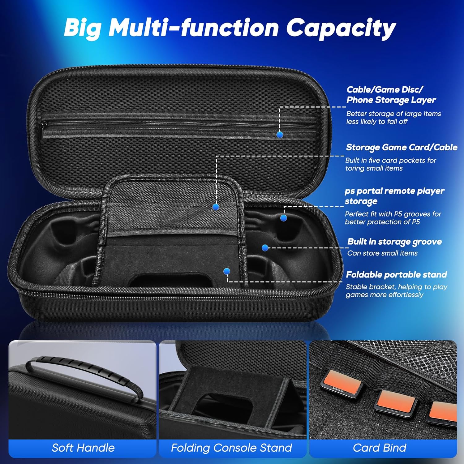 Hard Carrying Case for PS Port - Gaming Accessories Pack recension och pris